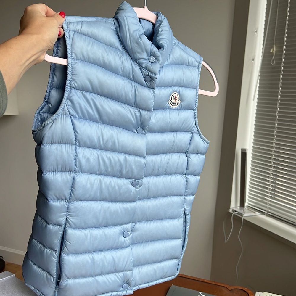 Moncler Vest Blue size 0